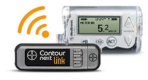 Contour Next Link with Mini Med insulin pump