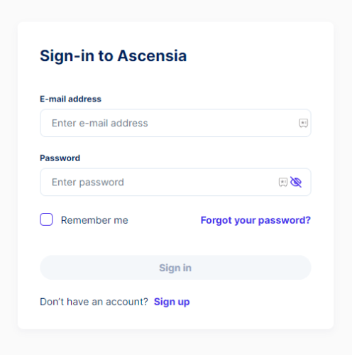 Glucocontro Login Screenshot